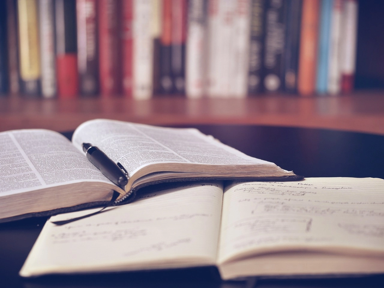 reading book