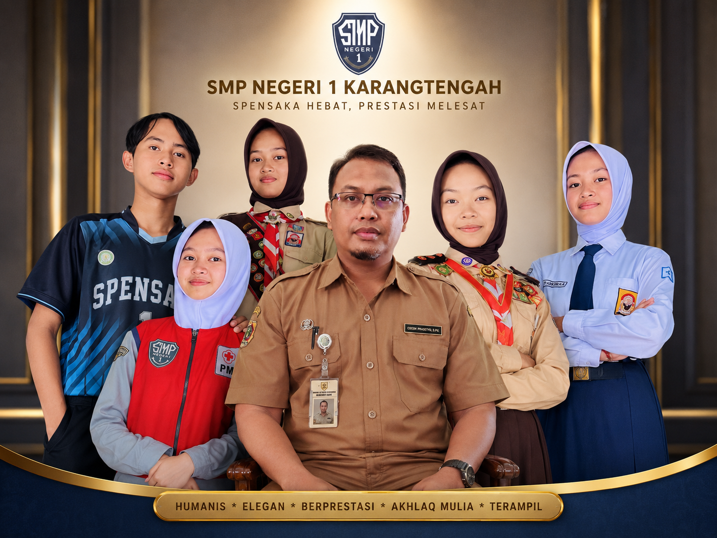 foto siswa dan kepsek