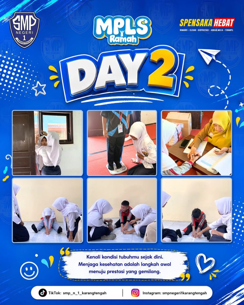 DAY 2 MPLS RAMAH 2026 SMP Negeri 1 Karangtengah 📚 day 2 mpls ramah 2026smp negeri 1 karangtengahhari kedua masa pengenalan lingkungan sekolah ( (2)