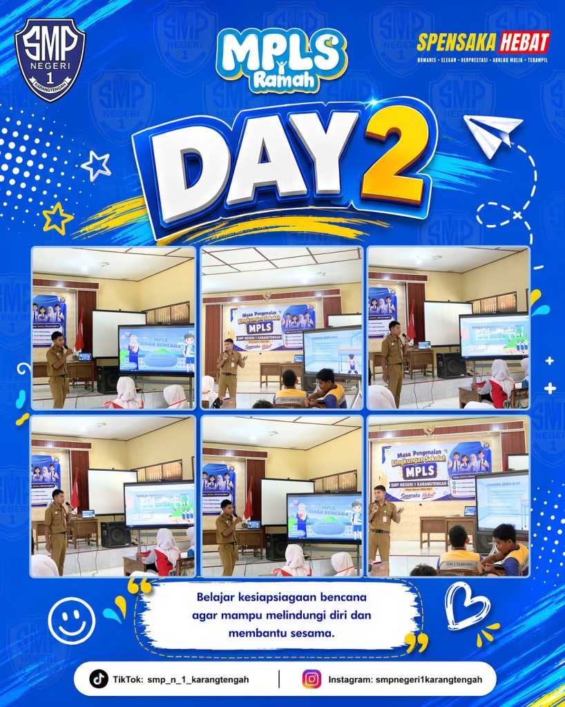 DAY 2 MPLS RAMAH 2026 SMP Negeri 1 Karangtengah 📚 day 2 mpls ramah 2026smp negeri 1 karangtengahhari kedua masa pengenalan lingkungan sekolah ( (7)