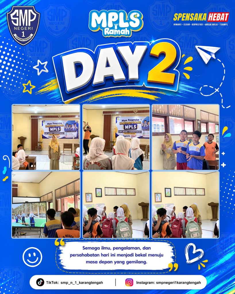 DAY 2 MPLS RAMAH 2026 SMP Negeri 1 Karangtengah 📚 day 2 mpls ramah 2026smp negeri 1 karangtengahhari kedua masa pengenalan lingkungan sekolah ( (8)