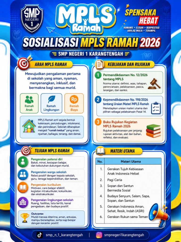 Sosialisasi MPLS Ramah 2026 📢 sosialisasi mpls ramah 2026 smp negeri 1 karangtengahdalam rangka menyambut tahun pelajaran (1)