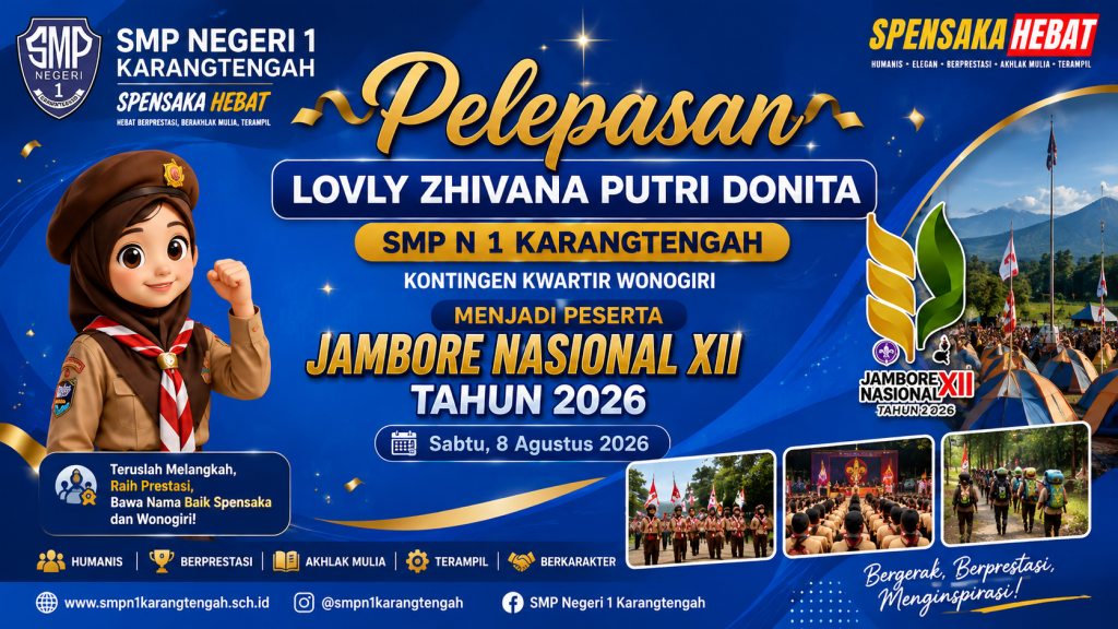 Kebanggaan Spensaka! Lovly Zhivana Wakili Kontingen Wonogiri di Jambore Nasional XII 2026